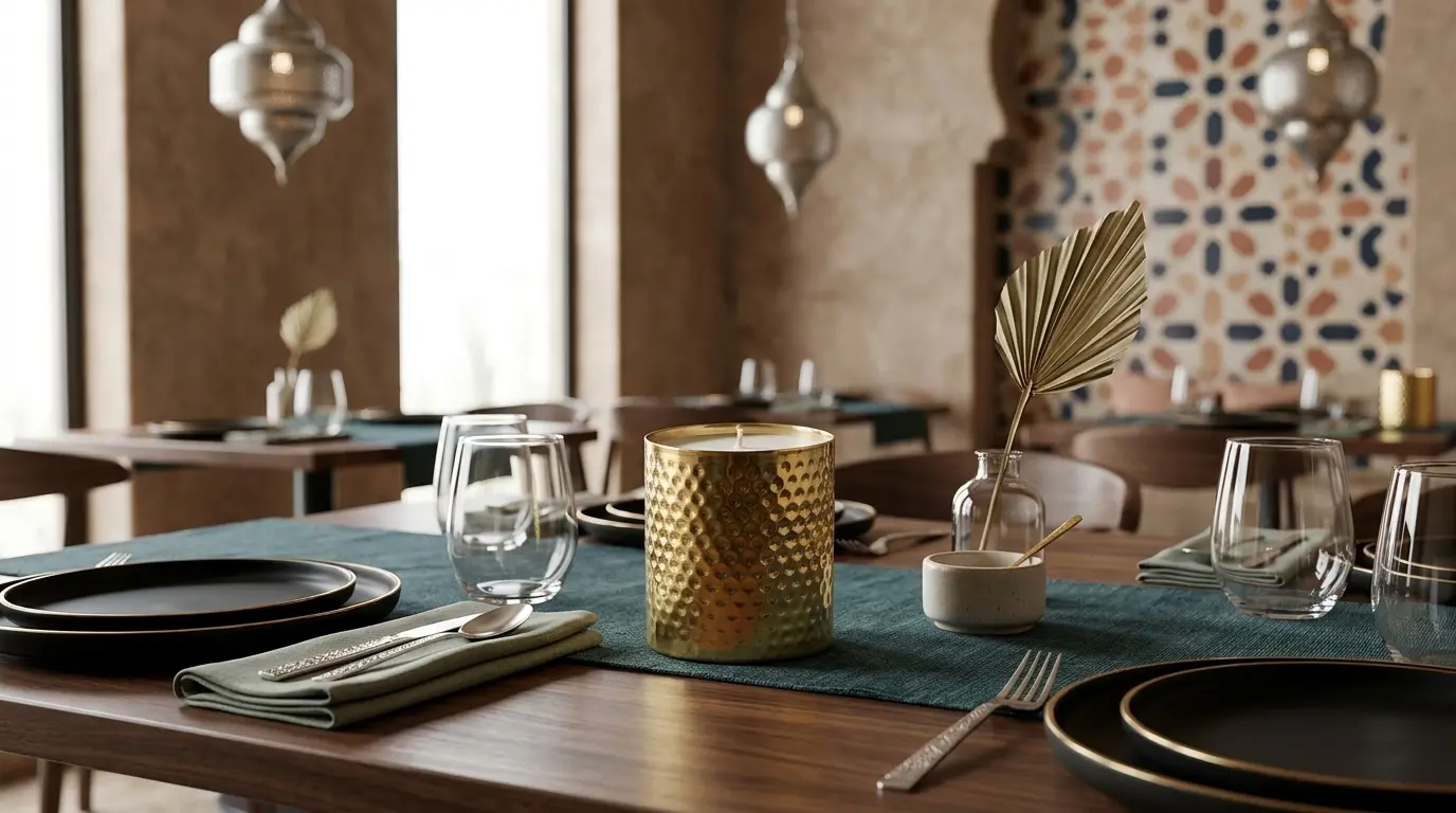 Bougies professionnelles hôtels restaurants — Bougies Maroc Marrakech